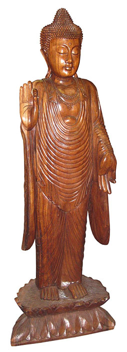 Wooden Buddha Statue 150Cm